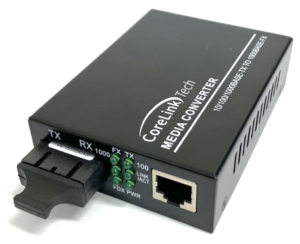 Corelink Media Converter - Fixed Optics SX