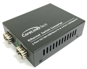 Corelink Media Converter - Fixed Optics SFP X2