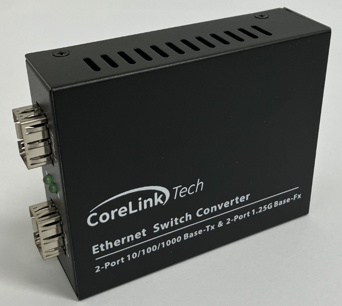 Corelink Media Converter - Fixed Optics SFP X2 - Image 2