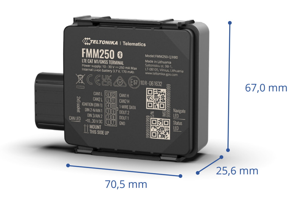 FMM250 4G LTE Cat M1 Tracker with CAN - Image 5