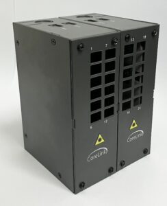 24 Port Double Compact DIN Mount Enclosure