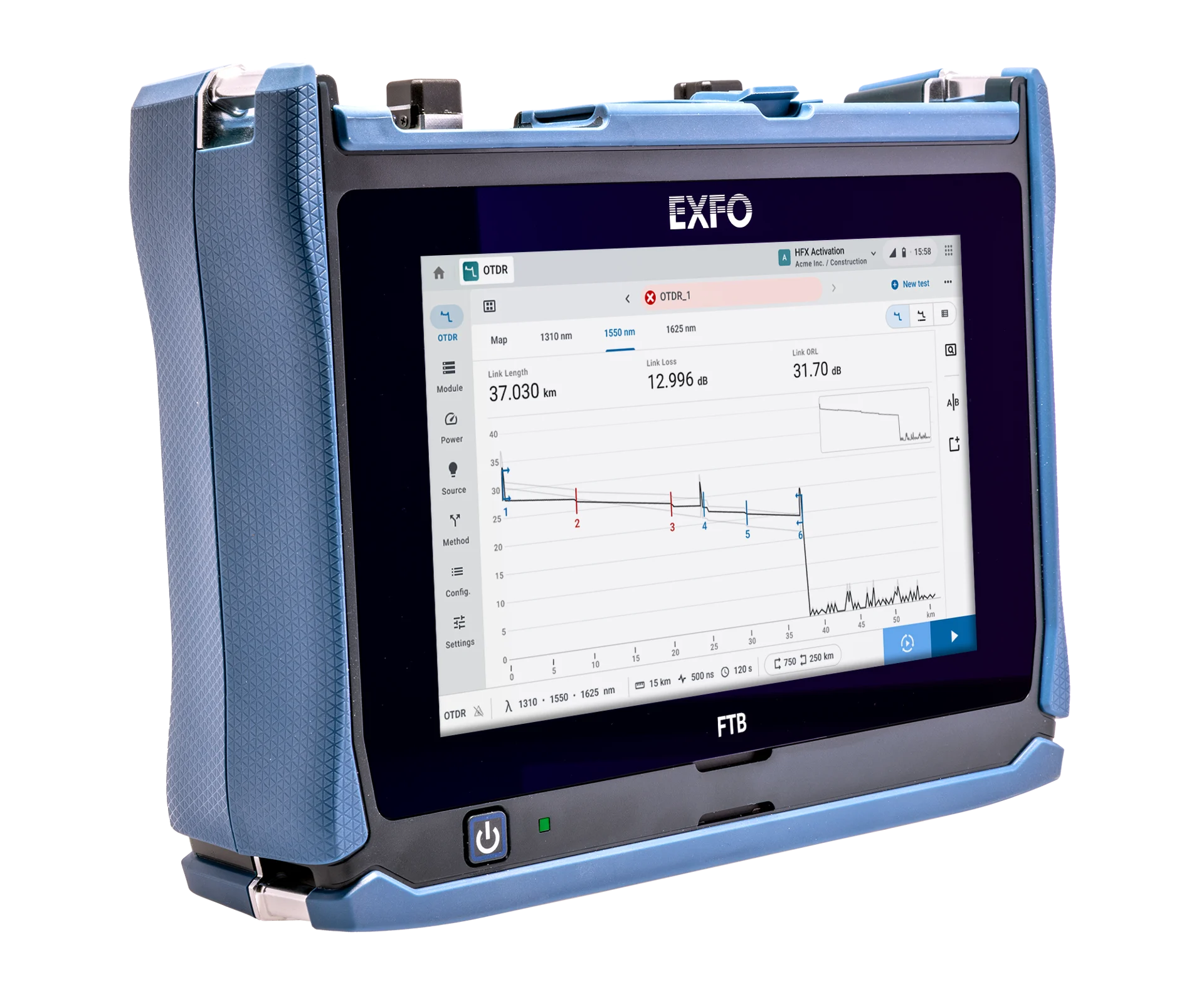 Exfo FTB Lite 720D SM and MM OTDR