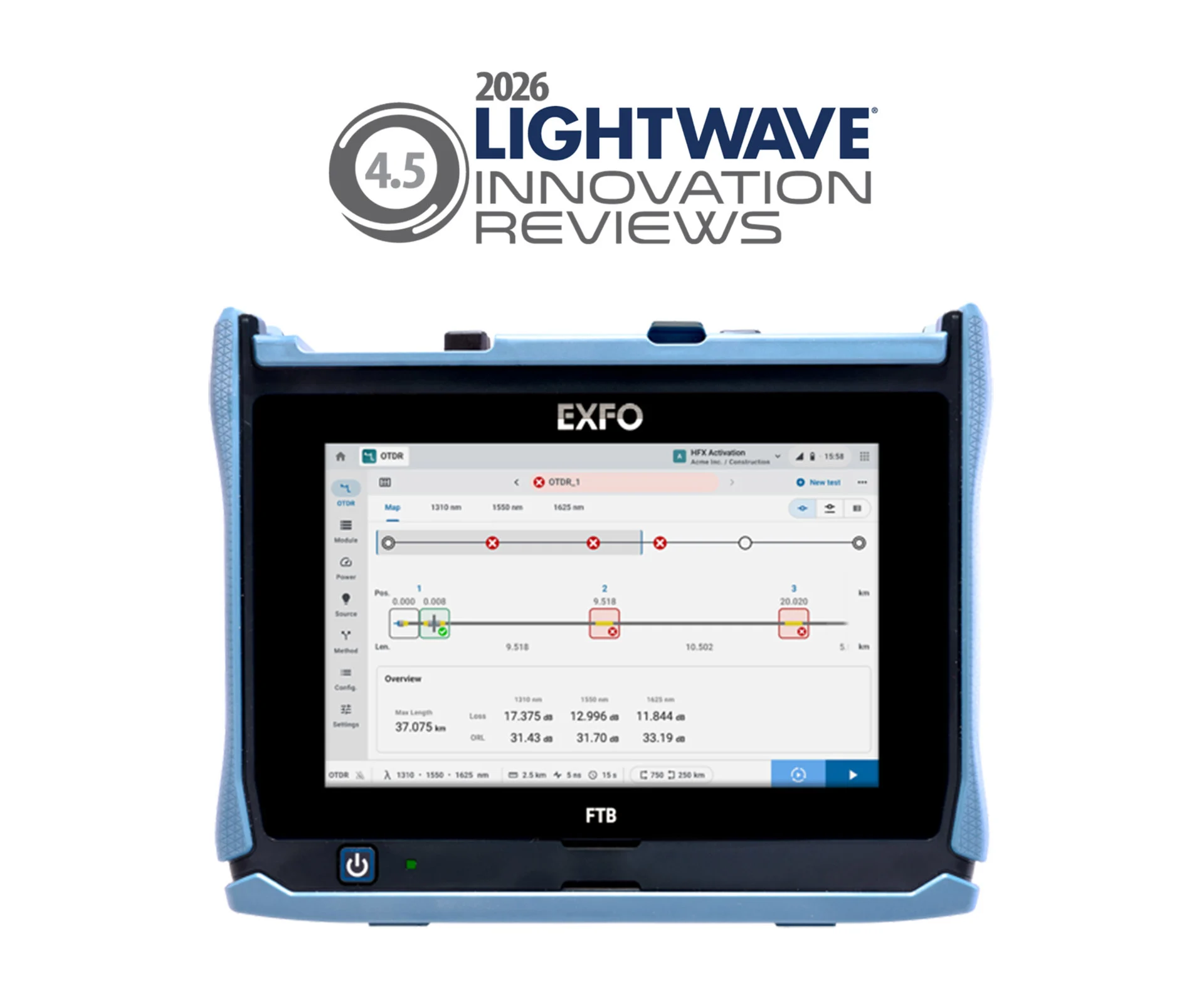 Exfo FTB Lite 720D SM and MM OTDR - Image 6