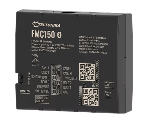 Teltonika FMC150 4G LTE Cat 1 GPS tracker with CAN