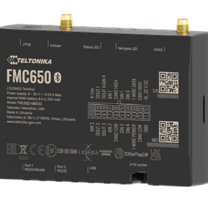 Teltonika FMC650 4G LTE Cat 1 tracker with high capacity battery and antennas